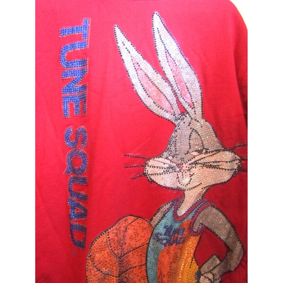 De.Kryptic Space Jam Sweatshirt Bugz Tune Squad Rhinetone Hoodie Sz 2XL - Picture 6 of 10